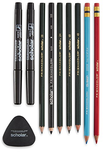 Prismacolor Scholar Manga Drawing Set, Adult Coloring, 10-Piece Kit - size: 10 Count