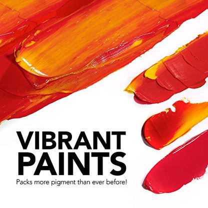 Daler Rowney System3 6-Tube Heavy Body Acrylic Paint Process Set - 59ml Acrylic Paint Tubes for Artists and Students - Artist Paint for Canvas Murals and More - Thick Acrylic Paint for All Skill Sets
