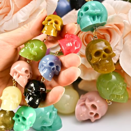 Skull Crafting Molds, Set of 10 Halloween Skull Resin Molds - color: 10PCS Mini 3d Skull