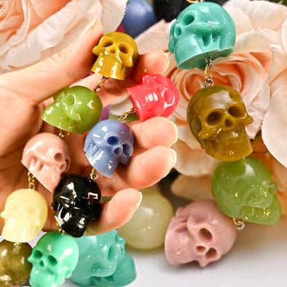 Skull Crafting Molds, Set of 10 Halloween Skull Resin Molds - color: 10PCS Mini 3d Skull