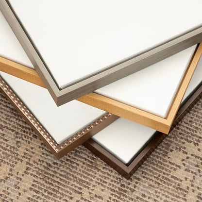 Kate and Laurel Sylvie Blank Framed Canvas Wall Art, 16x20 Bright Gold, Modern Empty Canvas for Paint-Your-Own Art, Ready to Paint Premium Canvas Already Framed - color: Sylvie Bright Gold