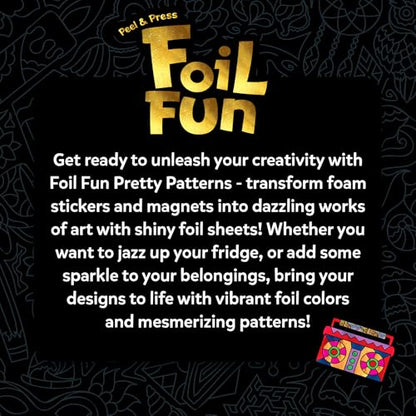 Skillmatics Foil Fun Pretty Patterns, Foil Art, Gift for Tweens & Adults