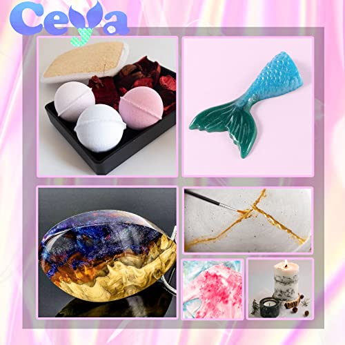 Ceya Mica Powder,5.3oz/150g Lemon Yellow Pearlescent Effect Pigment Powder - color: E-Lemon Yellow