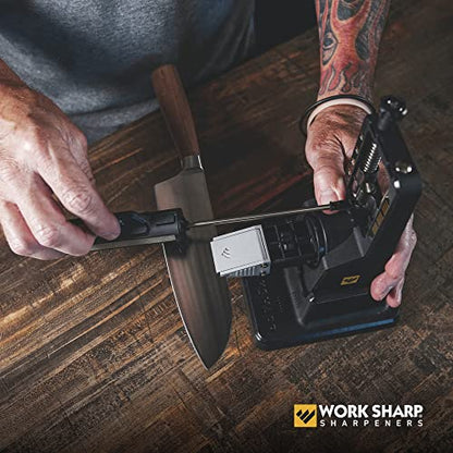 Work Sharp Precision Adjust Elite & Guided Field Knife Sharpener Kit - Professional Sharpening System for Kitchen, Pocket & Outdoor Knives - Complete 2-Piece Bundle Set - style: PAJ-E + GFS