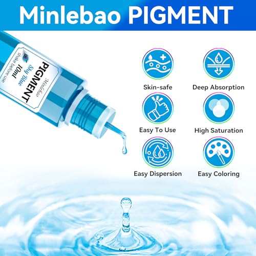 Epoxy Resin，UV Resin Dye 30 Colors Liquid Pigment Set 300ml- Highly Concentrated Translucent Resin Colorant for Jewelry Making, Tumblers, Art Crafts DIY - 10ml Each Bottle