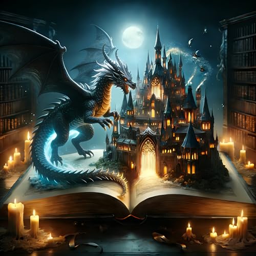 Arttoplus Dragon Diamond Art Kits for Adults Beginner 14x14 inch - color: G9363-US
