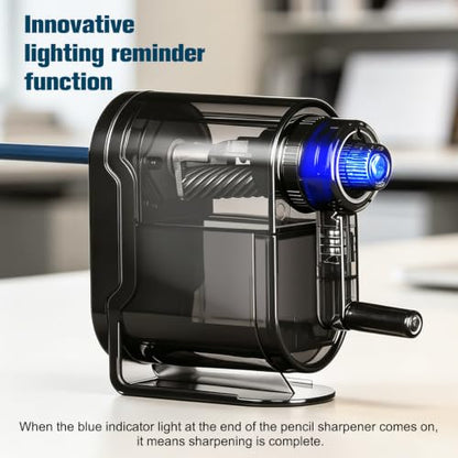 Manual Pencil Sharpener Desktop Pencil Sharpener with Container