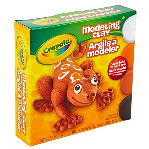 Crayola Modeling Clay, Non Drying, Assorted Colors, 1lb