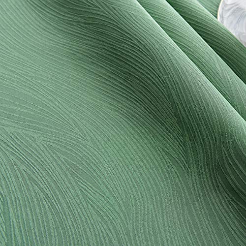 maxmill Jacquard Tablecloth Swirl Design Water Resistance Antiwrinkle Heavy Weight Soft Table Cloth for Buffet Banquet Parties Event Holiday Dinner Square 52 x 52 Inch Sage Green - color: Sage Green, size: 52" x 52" (Square)