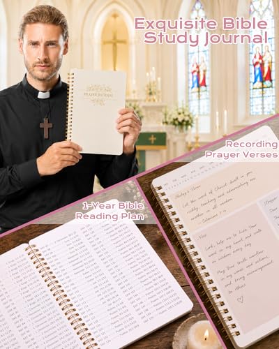XKDOUS 40 Bible Study Kit, Journaling Supplies for Women with Case, Pink | Bible Journaling Supplies with Bible Tabs Pencil Case and More, Helps Highlight Verses, Notes and Prayers with Writing Pens - color: Pink