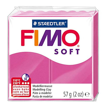 FIMO Soft Polymer Oven Modelling Clay - 57g - Set of 8 - Rainbow Colours