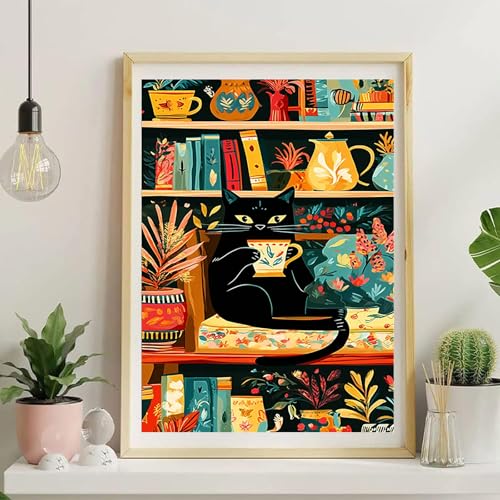 NDNXYXGS Cat Paint by Numbers Kit for Adults,DIY Painting Kits on Canvas,Sofa Color by Numbers,Large Adult Paint by Number for Gifts,Home Wall Decor - color: cat