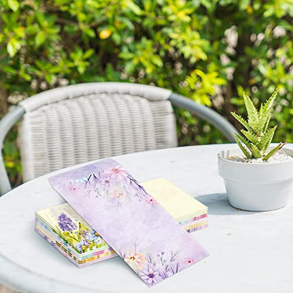 Paper Master Envelope Set 12 Packs Of Flora Letter Envelopes, Decorated Printer Stationery Paper Sets, With a Variety Of Designs And Automatic Aealing，9.7X4.7Inches - style: Envelopes Set