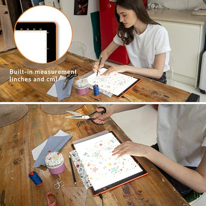Wafer 1 Light Pad (A4) – Dimmable Brightness with Memory Function – Ideal for Artists, Designers & Crafters - style: Wafer 1 (A4)