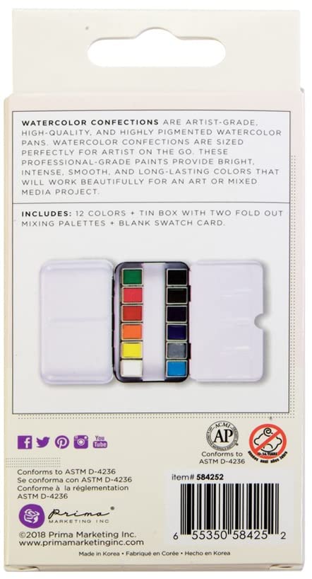 Prima Marketing 584252 Watercolor Confections: The Classics