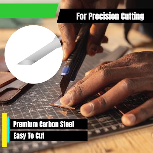 120 Pcs Exacto Knife Blades, #A16 High Carbon Steel Hobby Knife Blade Refills Hobby Knife Replacement Blades for Craft, Scrapbooking, Stencil - size: #A16