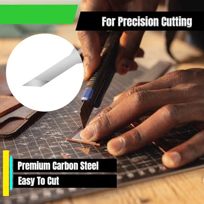 120 Pcs Exacto Knife Blades, #A16 High Carbon Steel Hobby Knife Blade Refills Hobby Knife Replacement Blades for Craft, Scrapbooking, Stencil - size: #A16