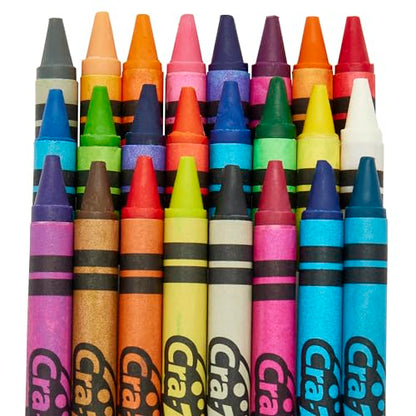 Cra-Z-Art Washable Crayons, 24 Count, for Kids Back to School Supply List Essential - size: 24 Count (Pack of 1)