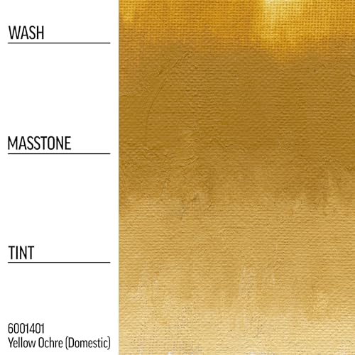 Williamsburg Artist Oil Colors, Yellow Ochre (Domestic), 37 ml Tube | Artist grade oil paint delivering rich texture, high pigment load, and distinctive handmade character. - color: Yellow Ochre (Domestic), size: 1.25 Fl Oz (Pack of 1)