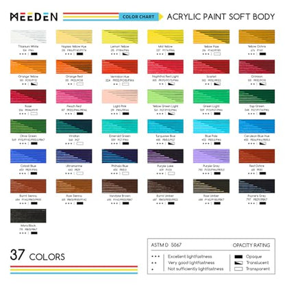 MEEDEN Vandyke Brown Acrylic Paint: Matte Finish 250ml/8.45oz Soft Body | Bulk Acrylic Colors in Ergonomic Bottle - Fluid Flow Art Paints for Artists Canvas Painting - color: Vandyke Brown