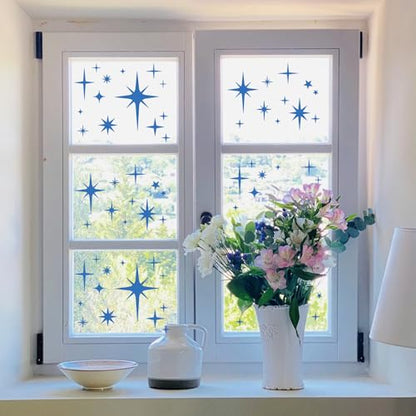 9pcs Star Stencils for Painting Plastic Twinkle Stars Drawing Stencils for Crafts Reusable Templates with Brushes Painting on Wood Wall Furniture Card Canvas Fabric Scrapbook Photo Album - style: Star
