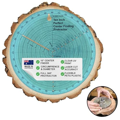 10" Round Center Finder and Circle Maker - size: 10 Inch