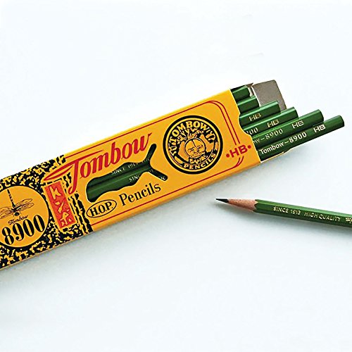 Tombow 8900 Drawing Pencil, B,Graphite 12-Pack - style: B
