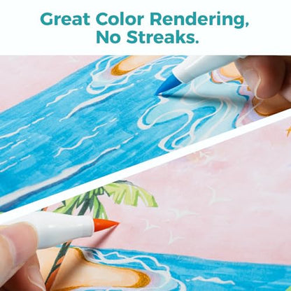 Ohuhu 5.5"x8.5" Double-Sided Bleedproof Marker Pad Art Sketchbook 50 Sheets | Small Sketch Book - 160 LB/280 GSM Smooth Drawing Paper - 50 Sheets/100 Pages - Spiral-Bound Sketch Pad for Alcohol Markers - size: 5.5" x 8.5"