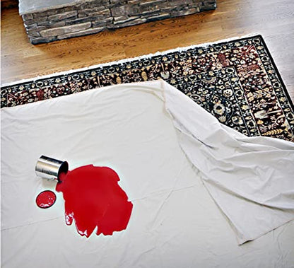 Trimaco Eliminator Butyl Drop Cloth, 4-feet x 15-feet (Pack of 2) - size: 60 Sq Ft (Pack of 2)