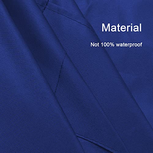 Blue Aprons Bulk for Women Girls with 2 Pockets-Chef Restaurant Kitchen Plain Aprons, Art Artist Painting Cooking Grilling Kitchen Apron (16, Dark Blue-16pcs) - color: Blue