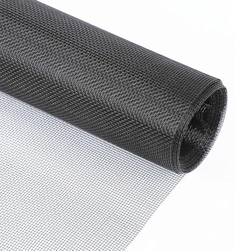 59"x100ft Windows Screen Mesh, Black Fiberglass Screen Roll, Durable Screen Door Replacement for Patio Screen,Porch Screen Window Door - size: 59 Inch x 100 Feet