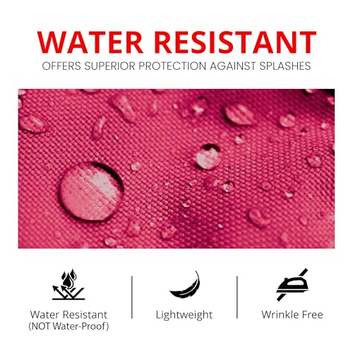Utopia Kitchen 2 Pack Bib Apron, Adjustable with 2 Pockets, Water and Oil Resistant, Cooking Kitchen Chef Apron for Women Men - color: Pink