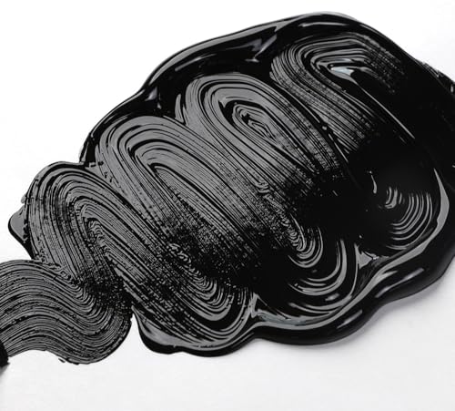 GOLDEN OPEN Slow-Drying Acrylics, Carbon Black, 8 fl. oz. Jar | Artist grade acrylic paint with extended working time for blending, glazing, and traditional painting techniques.
