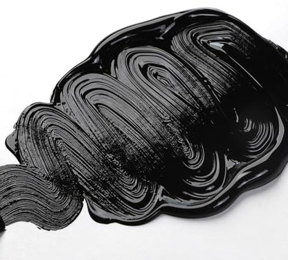 GOLDEN OPEN Slow-Drying Acrylics, Carbon Black, 8 fl. oz. Jar | Artist grade acrylic paint with extended working time for blending, glazing, and traditional painting techniques.