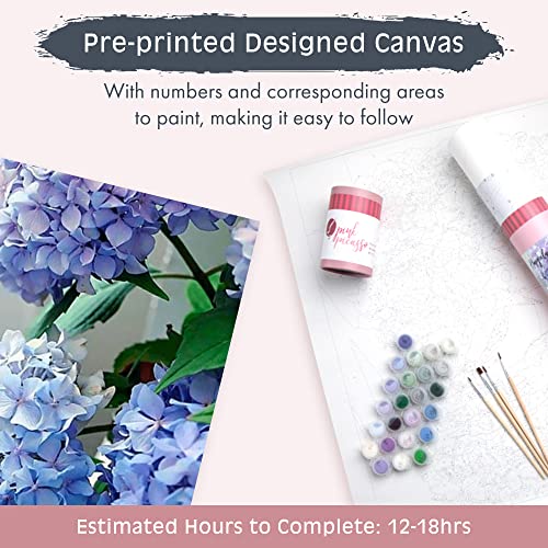 Pink Picasso Paint by Number Kit, Adults & Teens,16x20, Happily Hydrangea - color: Happily Hydrangea