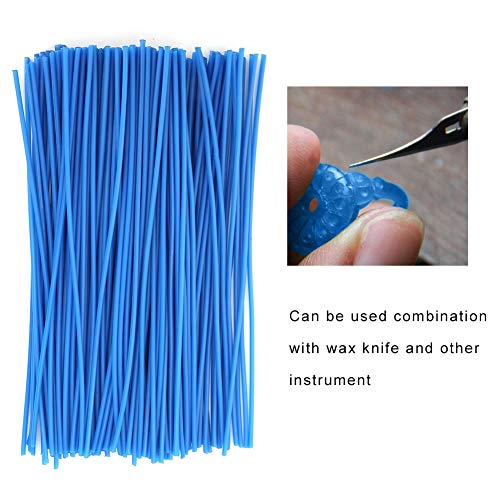 Casting Wax Lines, 2mm Round Wax Wire Jewelry Design Wax Carving Wax Modeling Making Ring Tool for DIY Craft Ring Making - size: 2mm