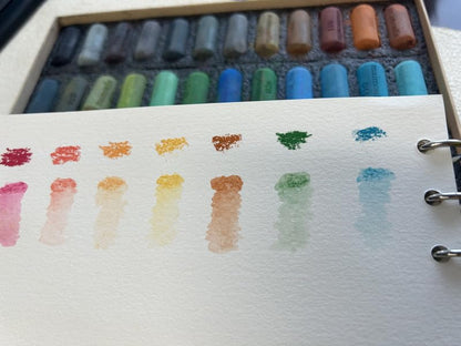 MAIMOUFIN Square Spiral Watercolor Sketchbook, 100% Cotton,Cold Press