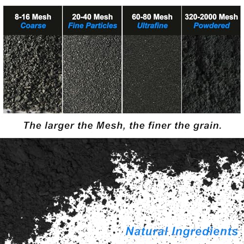 Ninesung Pure Graphite Powder, 1 LB - 44-Micron Ultra-Fine, Excellent Dry Powdered Graphite Lubricant, Amazing Artistic Powdered Graphite for Sketching, Drawing, Pencils, Locks - size: 16 oz