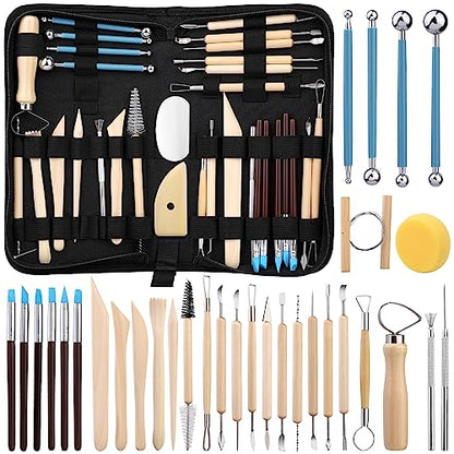 Clay Tools Kit, Pottery Tools, Polymer Clay Tools, Clay Sculpting Tools