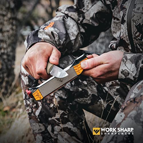 Work Sharp Precision Adjust Elite & Guided Field Knife Sharpener Kit - Professional Sharpening System for Kitchen, Pocket & Outdoor Knives - Complete 2-Piece Bundle Set - style: PAJ-E + GFS