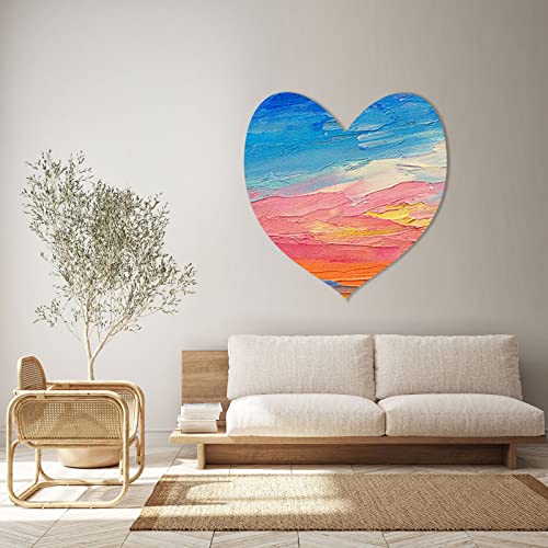 PATIKIL Paint Canvases Panel for Painting, 2 Pack 4x4 Inch Heart Shape Wood Frame Stretched Blank Art Board Panels for Acrylic, Oil, Tempera Painting, White - size: 4x4 Inch