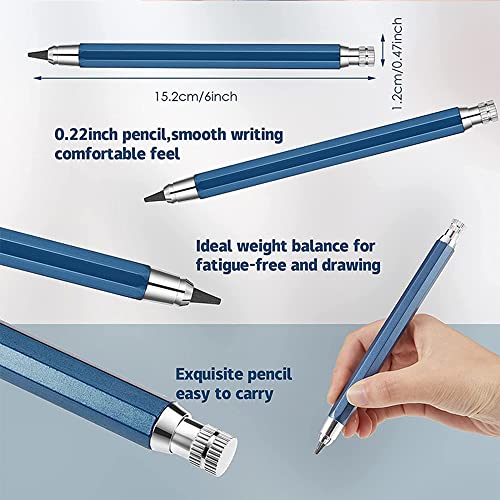 JOMPENS Drafting Pencil Set, 5.6mm Mechanical Pencil with HB Lead Refills, Smooth Writing Graphite Pencil for Drawing Sketching Artists
