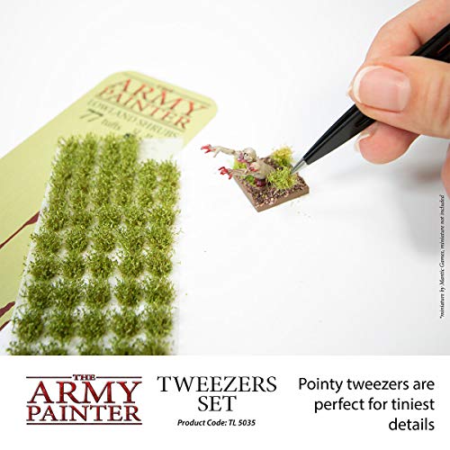 The Army Painter, Tweezers Set, 2 Pcs Precision Tweezers - Slant & Pointy