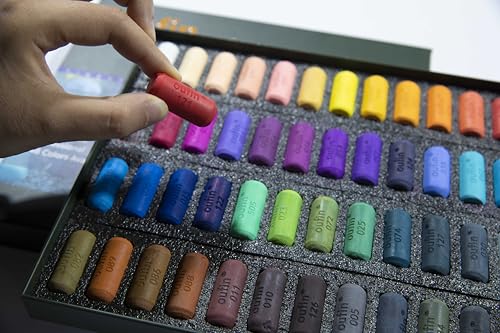 Artists' Soft Pastel stick, Box Set of 48 Assorted Colors Smooth and Blendable, Fade-Resistant