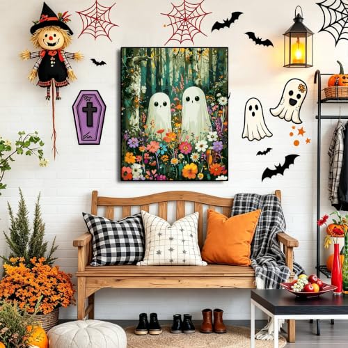 bleihum Halloween Paint by Numbers Kit for Adults 16x20inch - color: MT23067-US