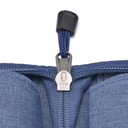 erofa 48 Slots Fountain Pen Case, Blue Water Resistant Canvas Pen Holder Display Pouch Storage Large Capacity Bag - color: Blue-Canvas