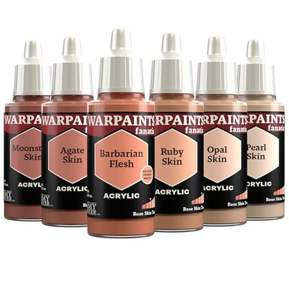 The Army Painter, Warpaints Fanatic Flexible Triad: Rose Skin Tones 6x18ml | Quality Acrylic Miniature Hobby Model Paint Set for Dnd & Warhammer 40K Figures - color: Flexible Triad: Rose Skin Tones