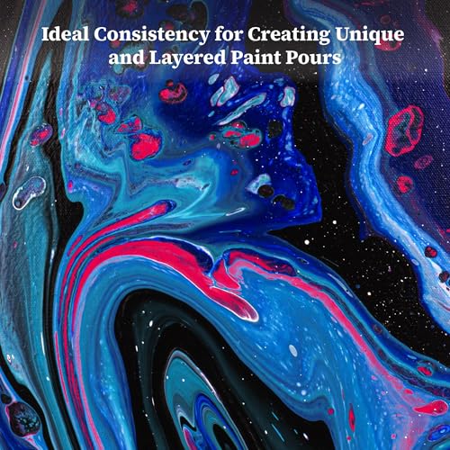 DecoArt Fluid Art Ready-to-Pour Paint Set – Neon Blast Colors, Set of 6 (4 fl oz Bottles) – Neon Acrylic Pouring Paints for Canvas, Wood & Fluid Art DIY Projects - color: Multi- Neon Blast