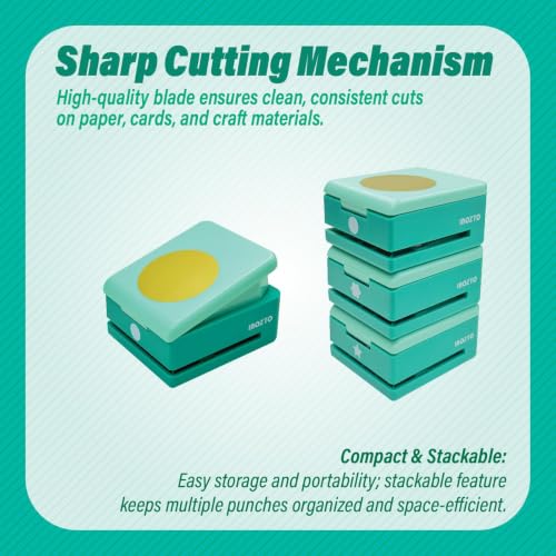 Creative Effort-Saving Kids' Educational Star - Shaped Paper Puncher - 2 inch, Kid-Safe for Art Projects & Home Decoration - size: NCP-30-star