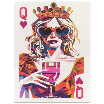 Meothan 5D Queen of Hearts Diamond Art Kits for Adults (11.8x15.7inch) - color: Poker Queen, size: 11.8x15.7in(30x40cm)